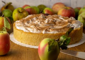 In veganem Mürbeteig gebacken