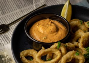 Mit cremiger, pikanter Chipotle Aioli