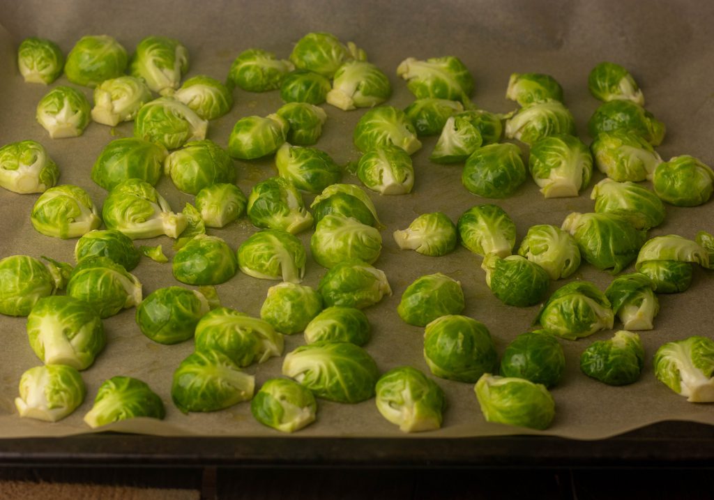 Rosenkohl bereit für den Ofen