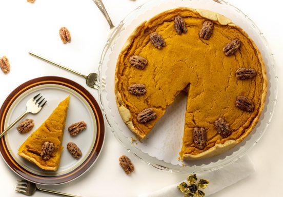 Pumpkin Pie, amerikanischer Kürbiskuchen