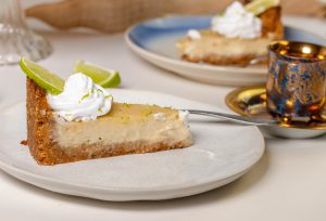 Veganer Key Lime Pie, genauso lecker und cremig wie das Original