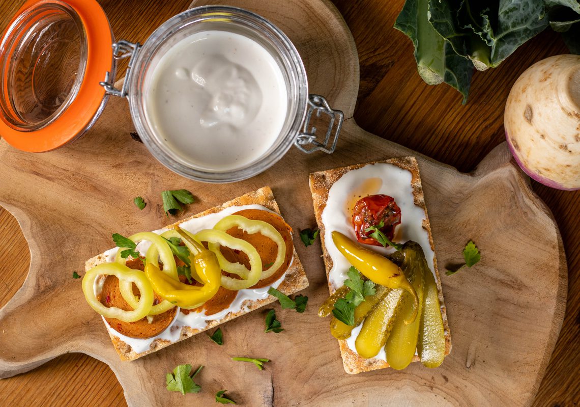 Mayonnaise mit Aquafaba – sojafrei und rein pflanzlich