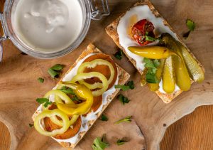 Perfekt auf veganen Sandwiches