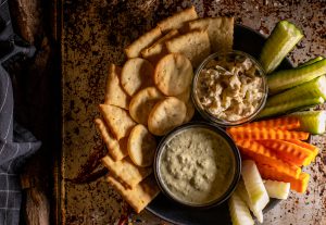 Man kann die Würzung der Cracker selbst bestimmen