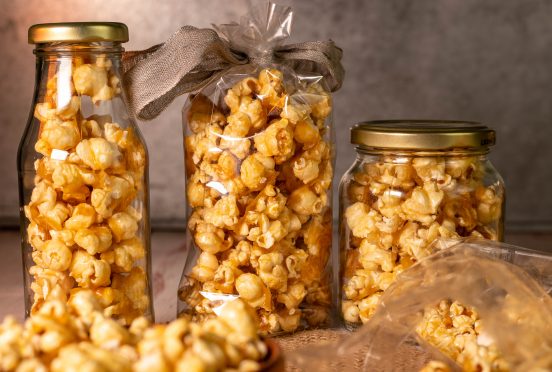 Gesalzenes Karamell Popcorn - Toffee Popcorn selbstgemacht