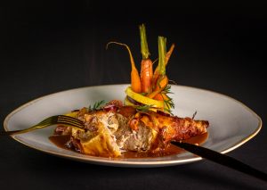 Roasted vegan goose leg recipe – a festive plant based dish