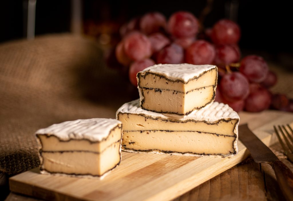 Vegane gereifte Käse, am besten mit Weißschimmel