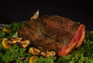 A true show stopper: My vegan rack of lamb made from seitan