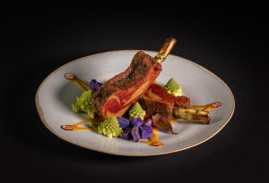 The flavor of the spicy herb marinade is quickly absorbed by the seitan roast