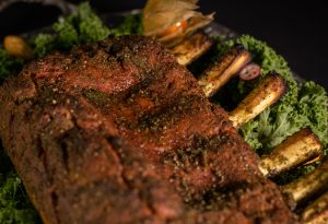 For those who prefer to just pick the veggie meat off the plate
