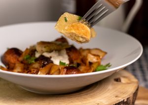 Vegane Pirogge mit Kartoffel-Quark-Füllung