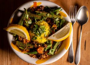 Marokkanisches Ragout mit Okraschoten