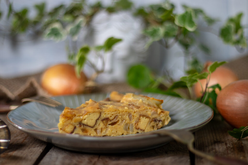 Der beste Zwiebelkuchen ohne Boden!