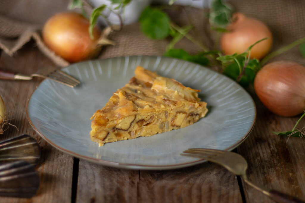 Zwiebelkuchen ohne Boden – herbstlich schlemmen