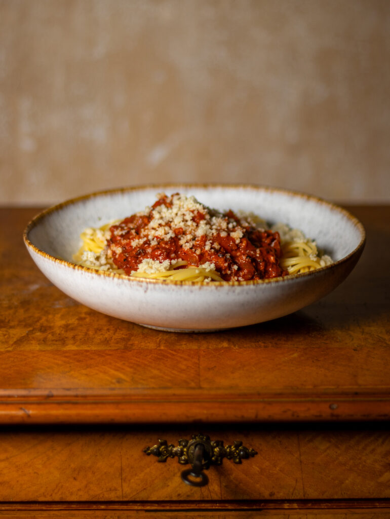 Vegane Spaghetti Bolognese nach Daily Vegan