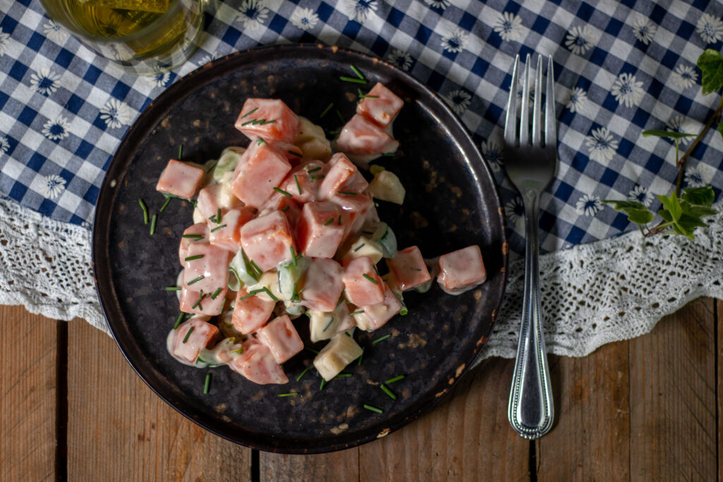 Süßkartoffelsalat ist immer wieder lecker