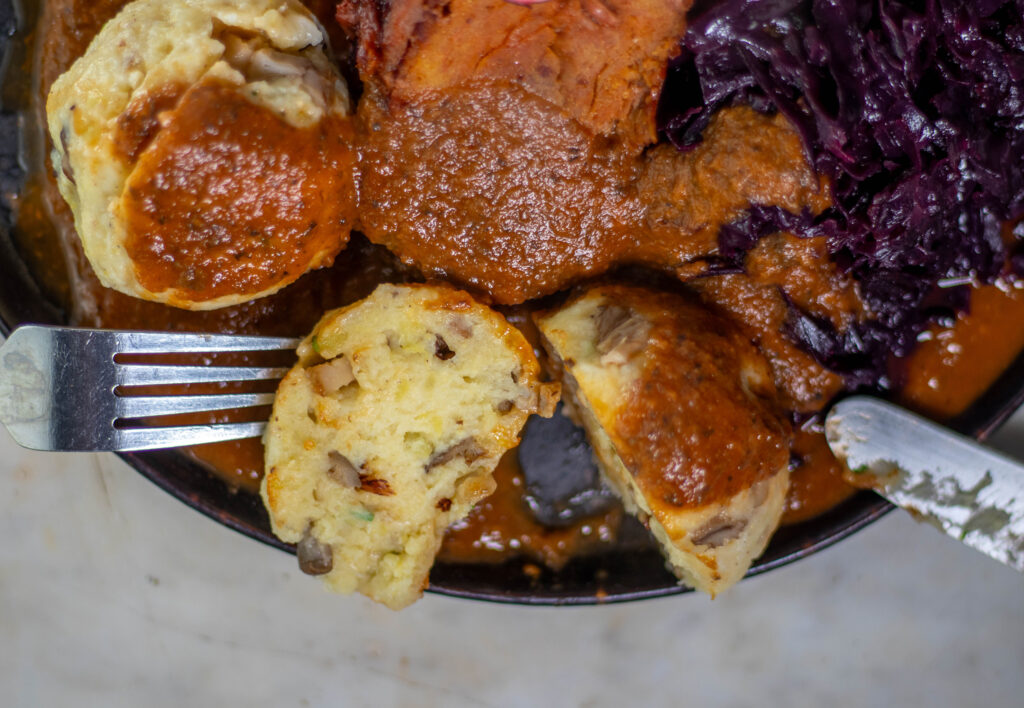 Pilzknödel: veganes Knödelrezept mit besonderer Note