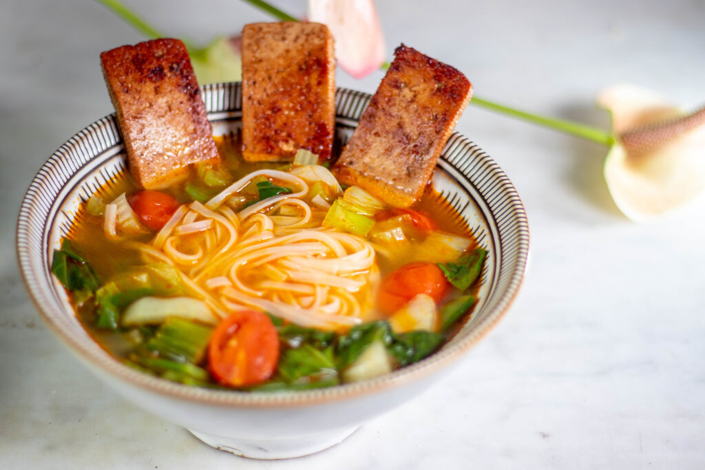 Zitronengras-Nudelsuppe ist glutenfrei