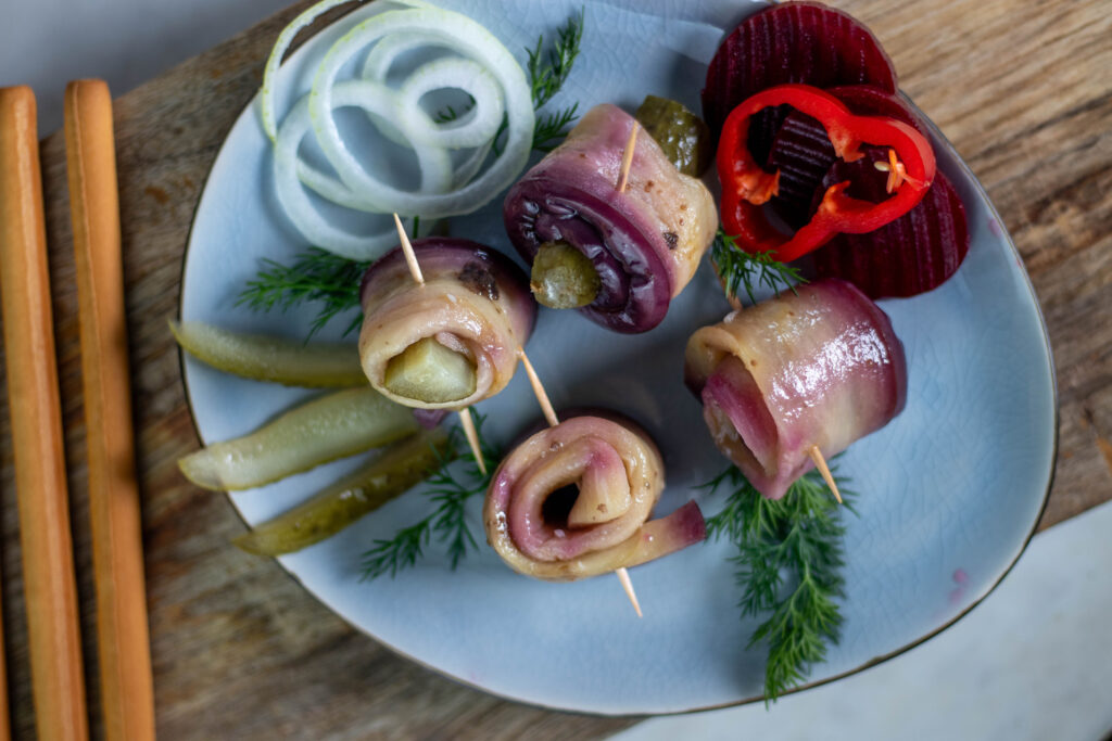 Vegane Rollmöpse sind also nicht nur ausgesprochen köstlich, sie schonen auch die Fischbestände!