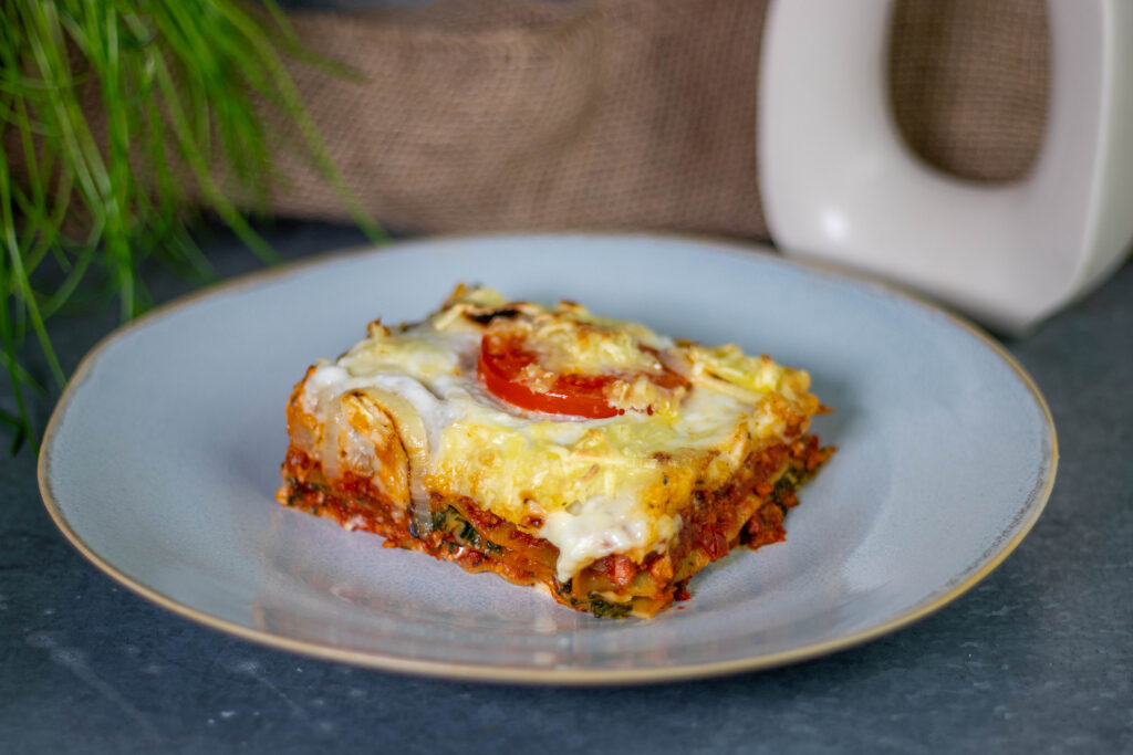 Vegane Lasagne mit Bechamelsauce