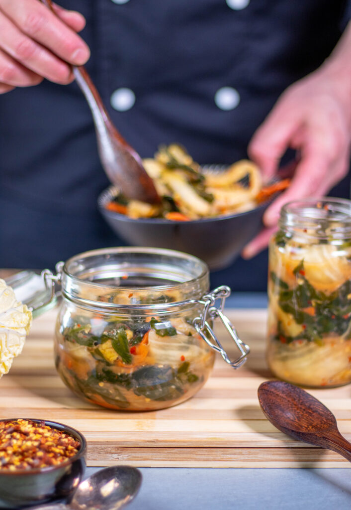 Bärlauch-Kimchi und die Basics der Laktofermentation