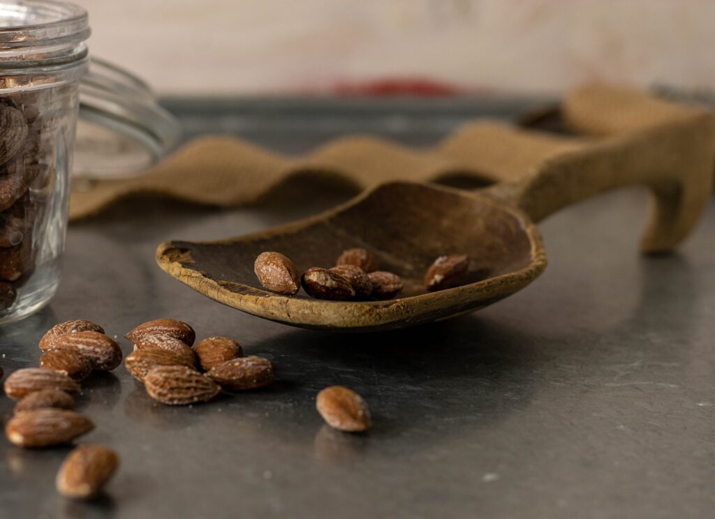 Homemade salted almonds taste so much better and fresher than those bought from the supermarket.