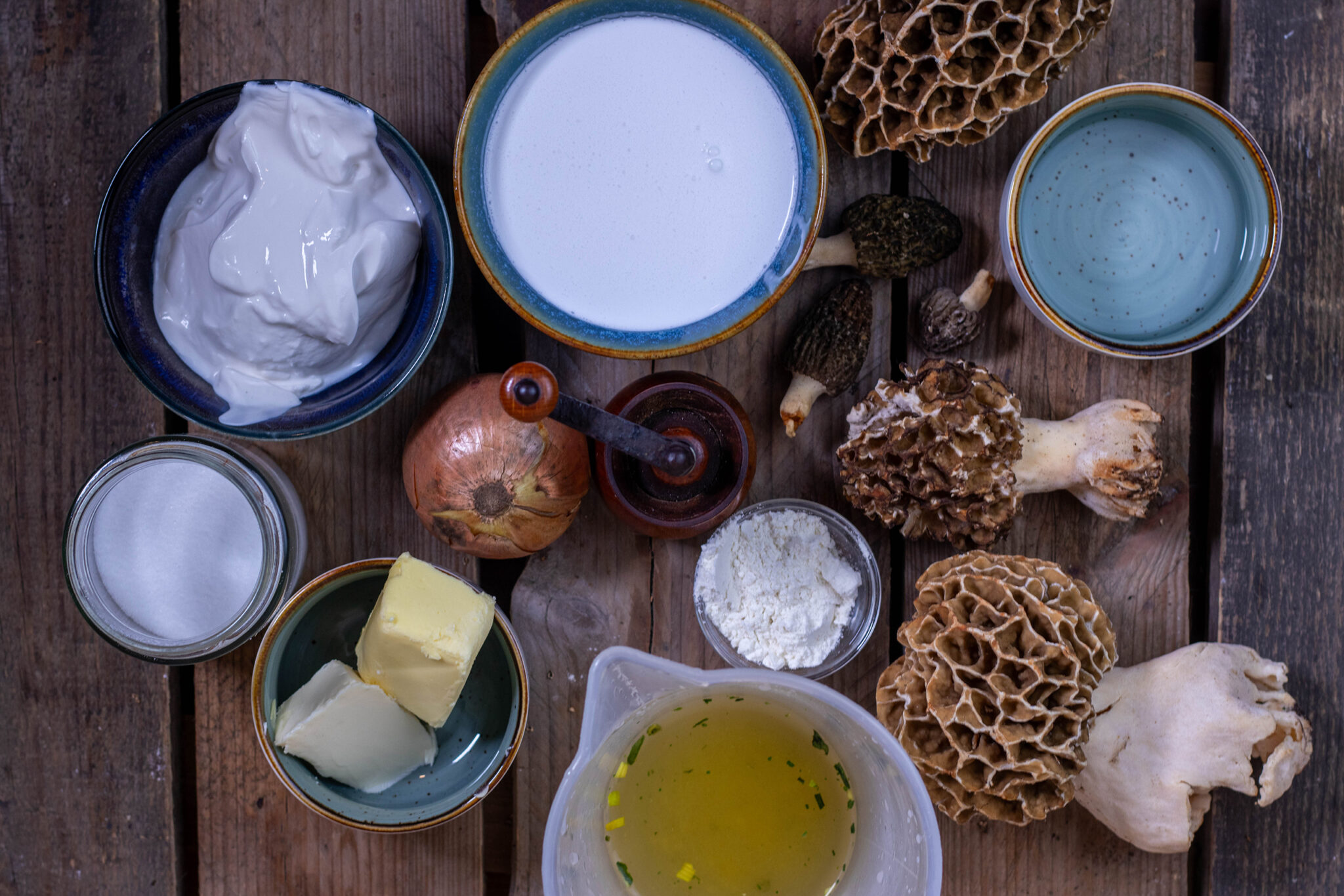 Morchelsauce - cremig, sahnig mit selbst gesammelten Morcheln - Dailyvegan