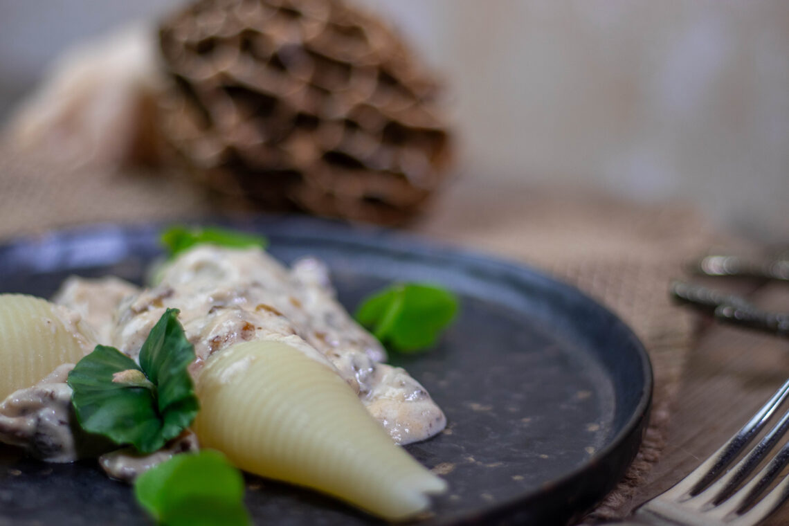 Morchelsauce - cremig, sahnig mit selbst gesammelten Morcheln - Dailyvegan Morchelsauce - cremig, sahnig mit selbst gesammelten Morcheln - Dailyvegan