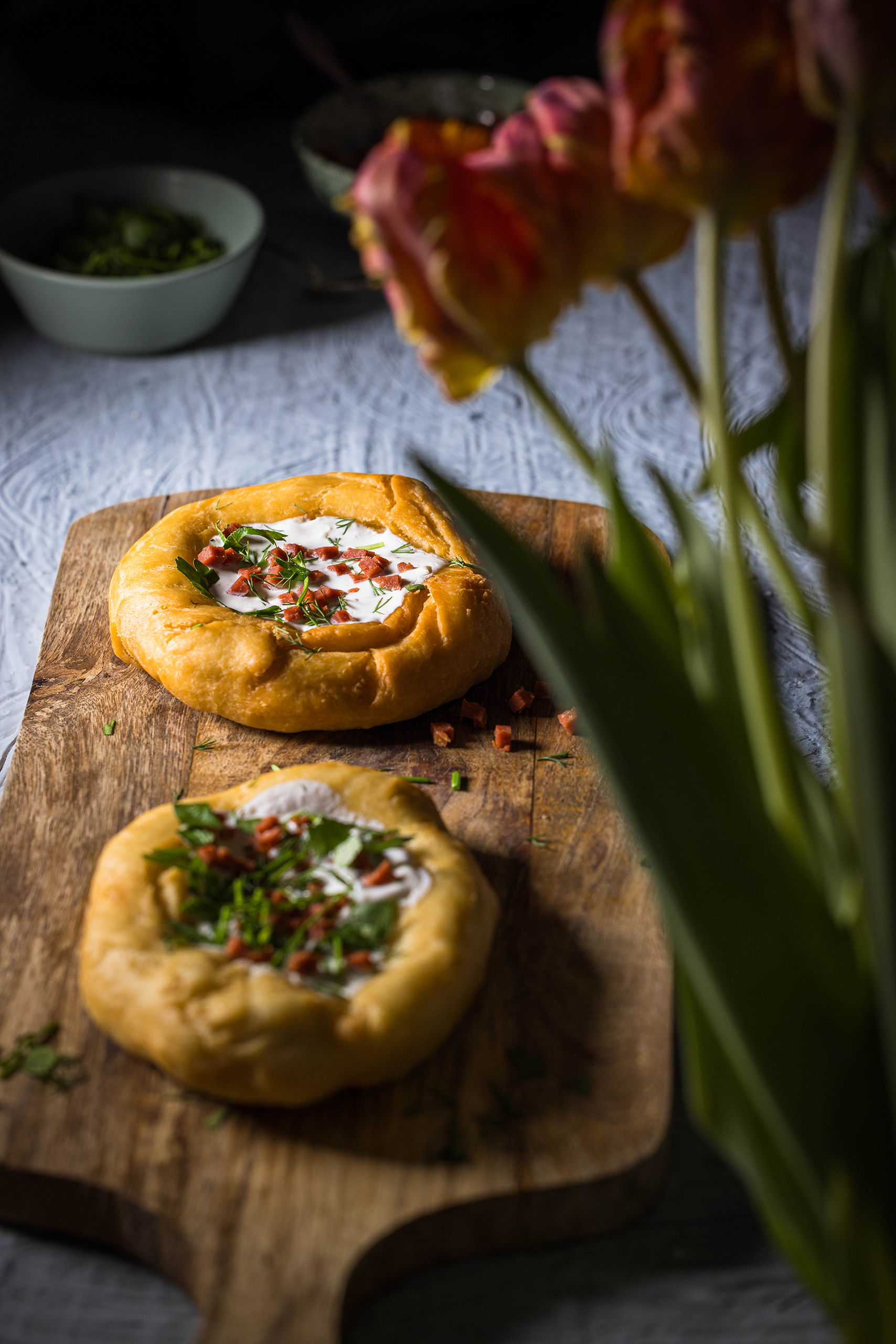 Lángos – vegan – nach ungarischem Originalrezept