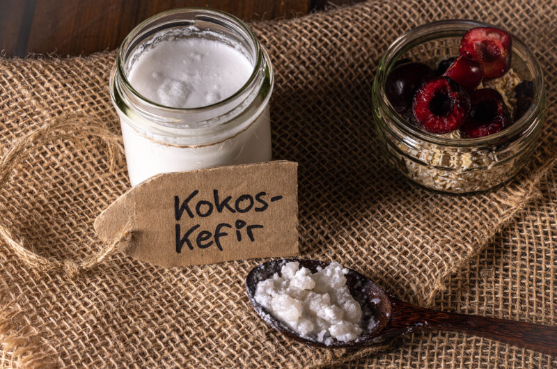 Kokoskefir - veganer Kefir einfach selbstgemacht