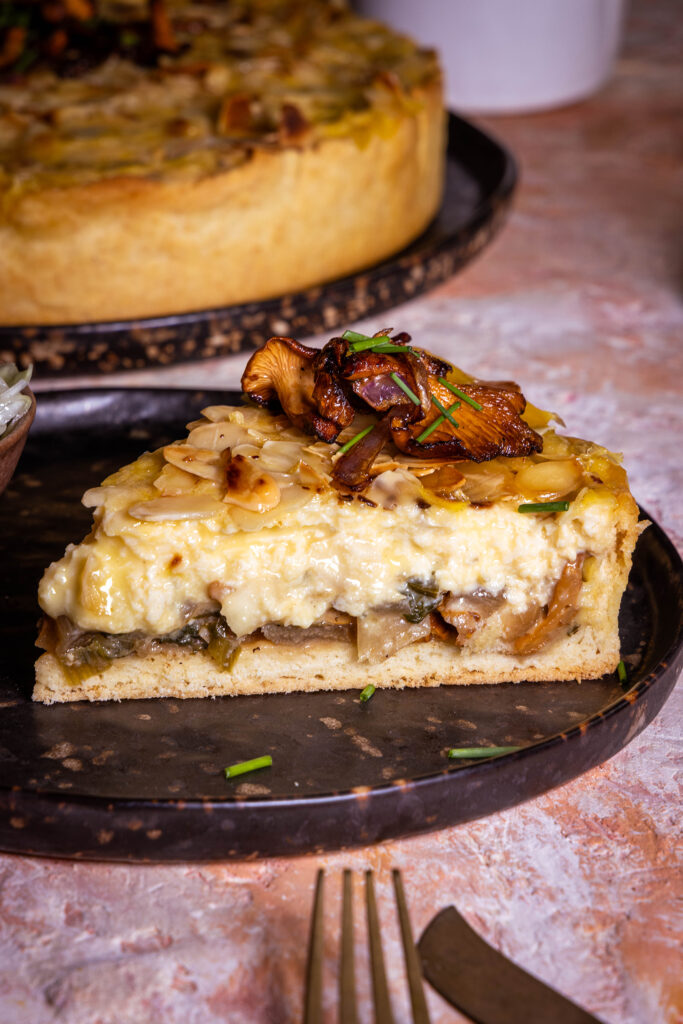Ein köstliches Rezept für selbstgesammelte Pfifferlinge: Mangold-Pfifferling-Quiche.