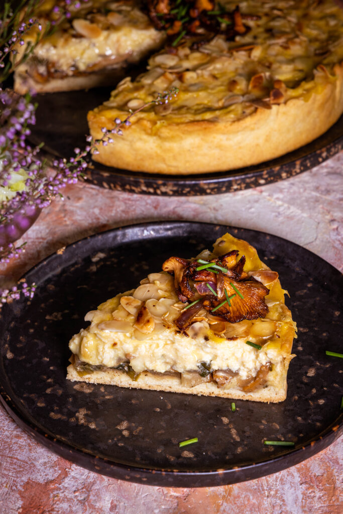 Mangold-Pfifferling-Quiche – herzhaft aromatisch als Mahlzeit und Snack