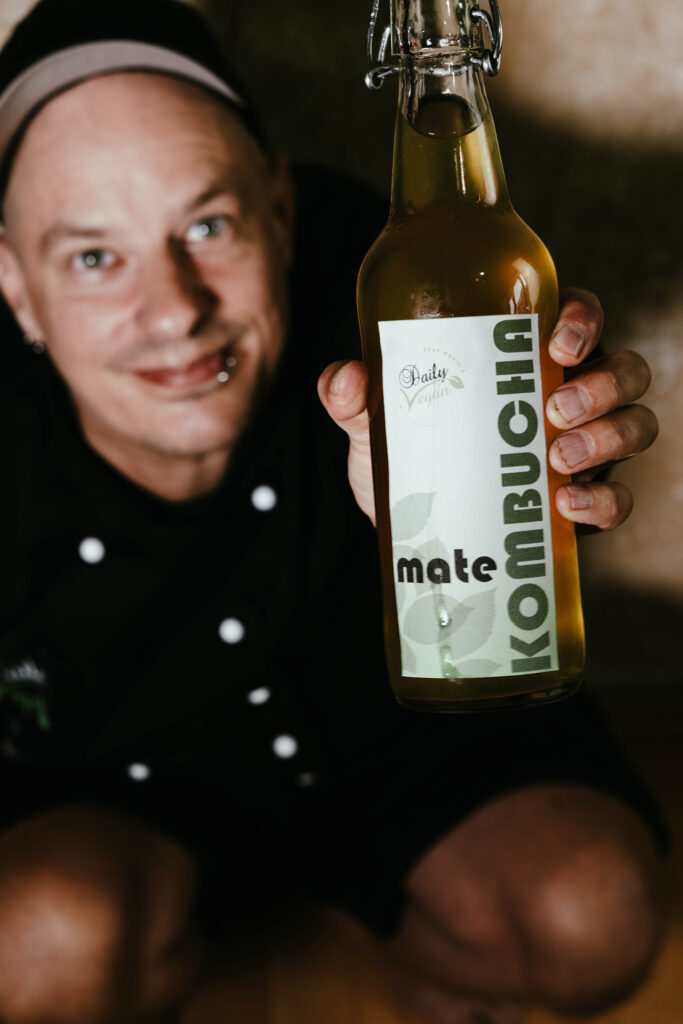 Mate-Kombucha - selbst fermentierte Matelimo aus Kombucha