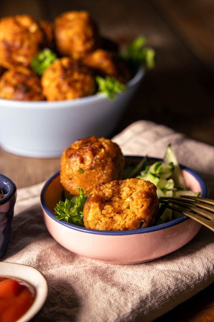 Vegane Mini Bouletten ohne Fertighack