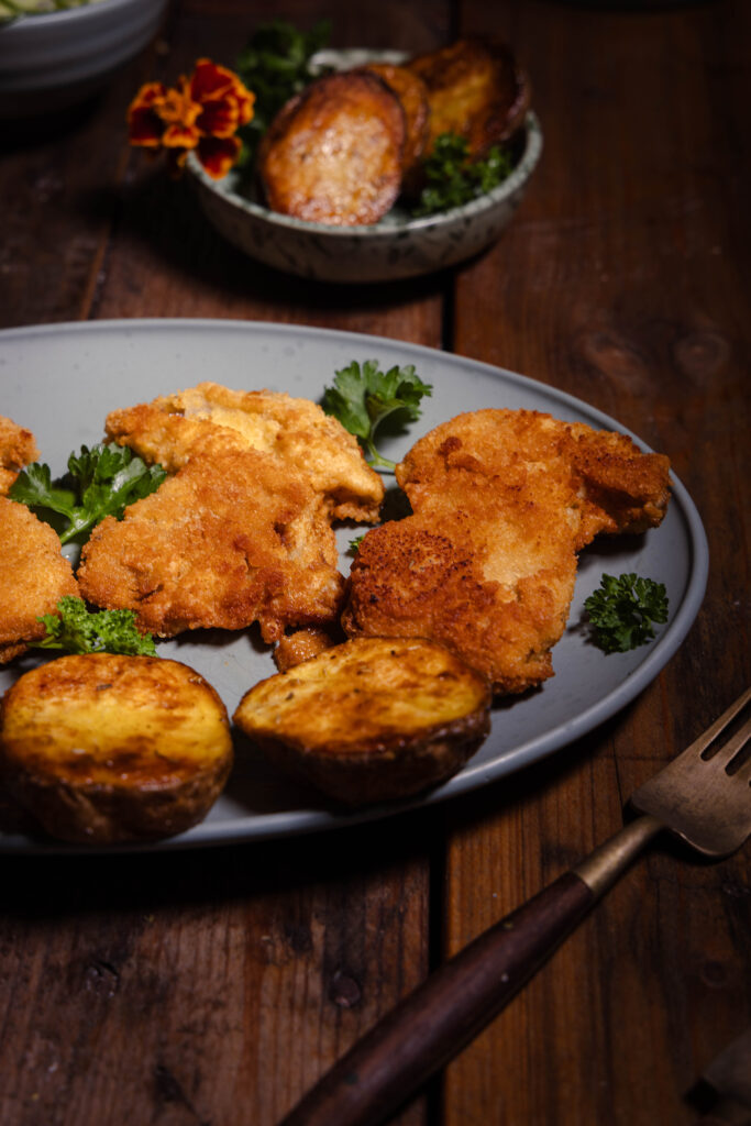 Steinpilz-Schnitzel - frisch aus dem Wald und vegan