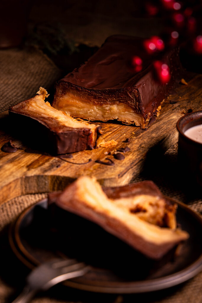 Apfelmarmorkuchen, saftig geschichtet - vegan