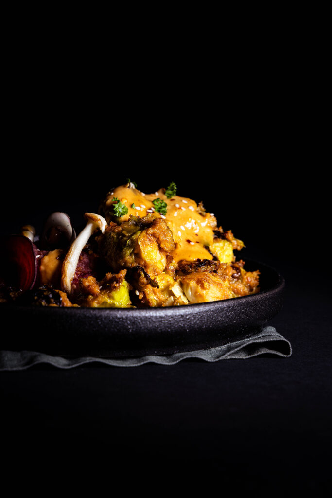 Rosenkohl in Erdnusssauce - Gerösteter Rosenkohl mal anders