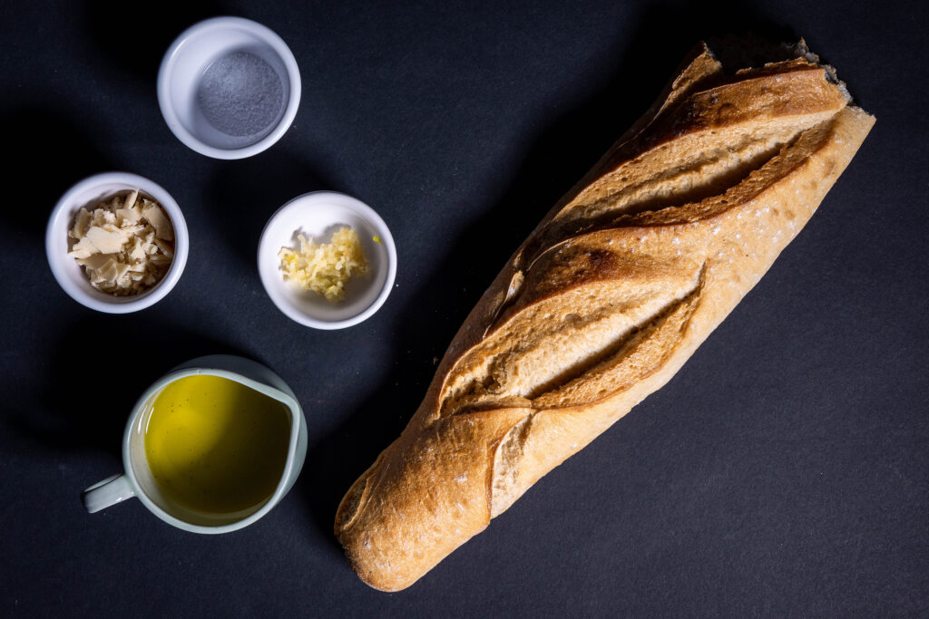 Alle Zutaten für die Coutons.