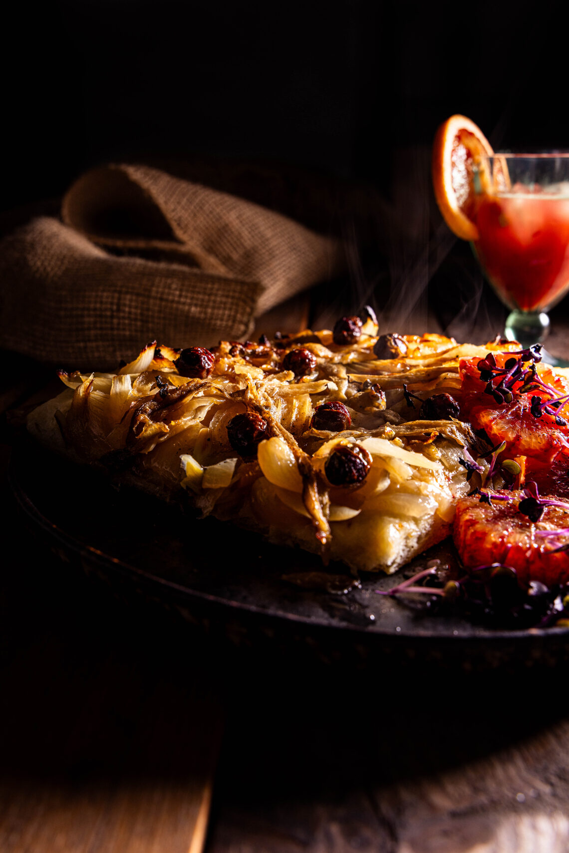 Pissaladière – französische Sardellen-Zwiebeltarte – vegan