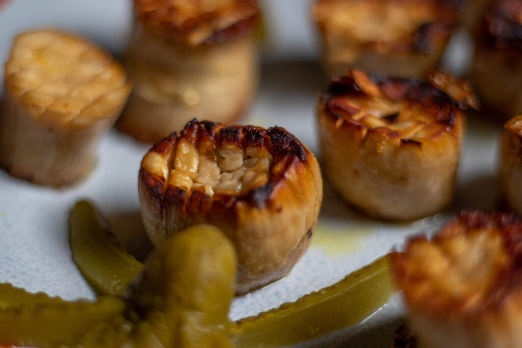 Vegan scallops – a delicious snack