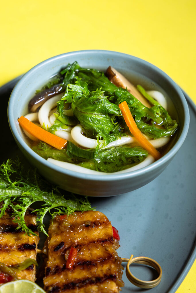 Miso-Suppe mit Wasabi-Senf